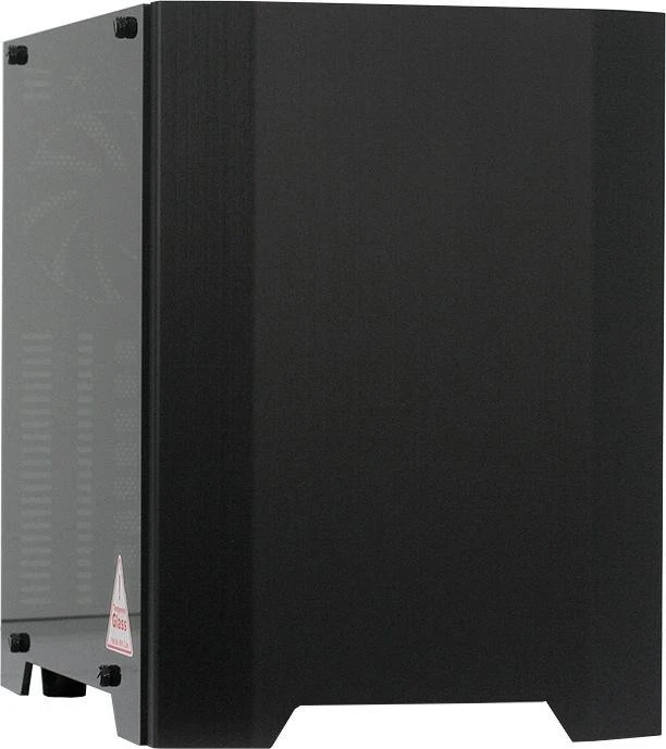 Jonsbo W2 schwarz, Glasfenster