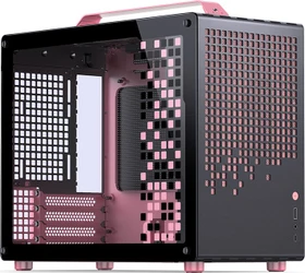 Jonsbo Z20 Pink Black, schwarz/rosa, Glasfenster