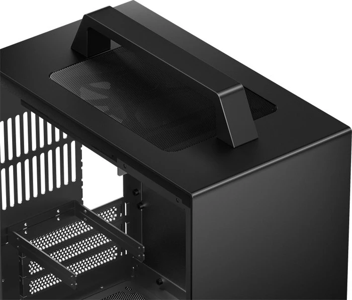 Jonsbo T8 PLUS Black, schwarz, Glasfenster, Mini-ITX