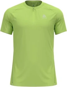 Odlo X-Alp Half-Zip Laufshirt kurzarm sharp green (Herren)