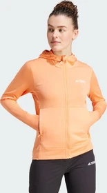 adidas Terrex Xperior LIGHT HoodED Fleece Jacke amber tint (Damen)