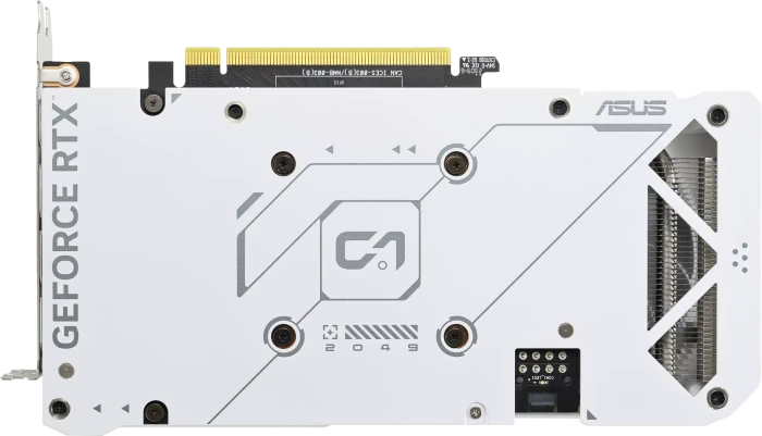 ASUS Dual GeForce RTX 4060 Ti White OC, DUAL-RTX4060TI-O8G-WHITE, 8GB GDDR6, HDMI, 3x DP