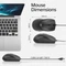 Act Wired Full-size Optical Mouse 1000dpi, schwarz, USB Vorschaubild