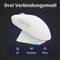 Ajazz AJ139 V2 MC Gaming Mouse mit Ladestation, weiß, USB/Bluetooth Vorschaubild