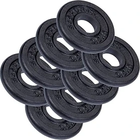 ScSports Gusseisen Hantelscheibe 8x 0.5kg