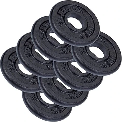 ScSports Gusseisen Hantelscheibe 8x 0.5kg