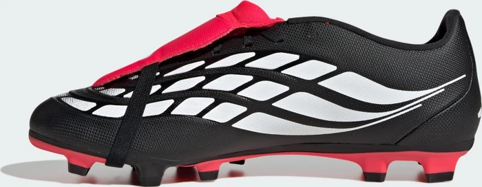adidas Predator Club Fold-Over Tongue FG/MG core black/cloud white/lucid red (Herren)