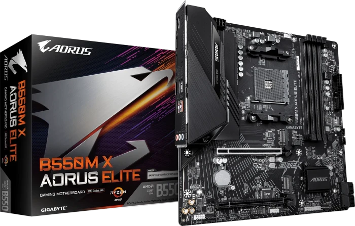 GIGABYTE B550M X AORUS Elite (AMD AM4)