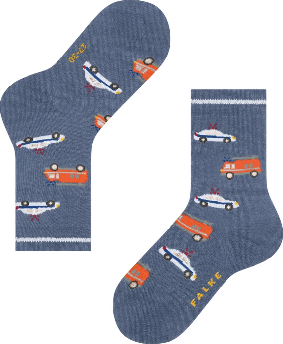 Falke Police and Fire Cars Socken light jeans (Junior)