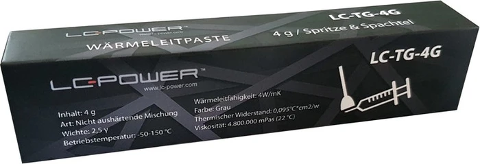 LC-Power LC-TG Wärmeleitpaste 4g, inkl. Spatel