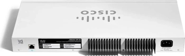 Cisco Business 220 Rackmount Gigabit Smart Switch, 16x RJ-45, 2x SFP, 130W PoE+