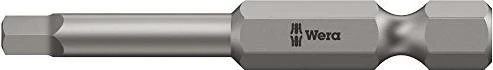 Wera 868/4 V Innenvierkant Bit 1/4", R3x89mm, 1 Stück
