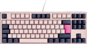 Ducky One 3 Fuji TKL PBT rosa/blau, MX SPEED Silver, USB, DE