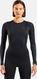 Odlo Zeroweight X-Warm Tights Bib Fahrradhose lang schwarz (Damen)