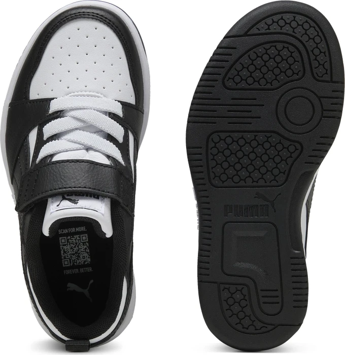 Puma Rebound V6 Lo puma white/puma black (Junior)