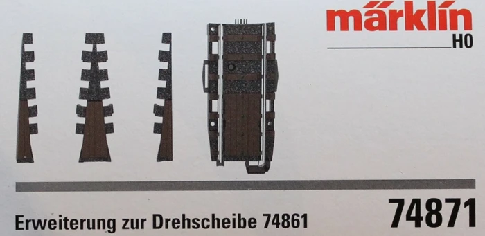 Märklin - Spur H0 Gleis - Erweiterung zur Drehscheibe