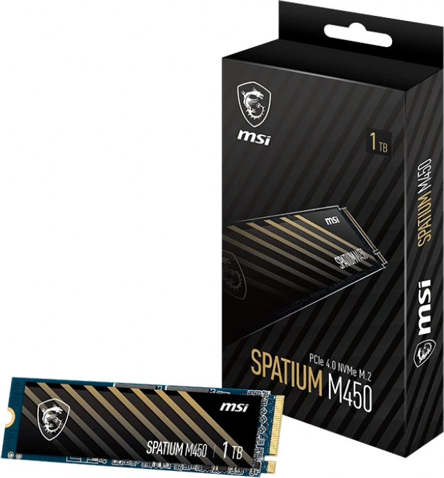 MSI Spatium M450 1TB, M.2 2280 / M-Key / PCIe 4.0 x4