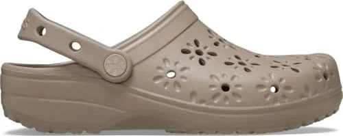 Crocs Classic Floral Cut-Out taupe