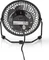 Nedis FNDK1BK10 USB Mini Tischventilator aus Metall 10cm schwarz Vorschaubild