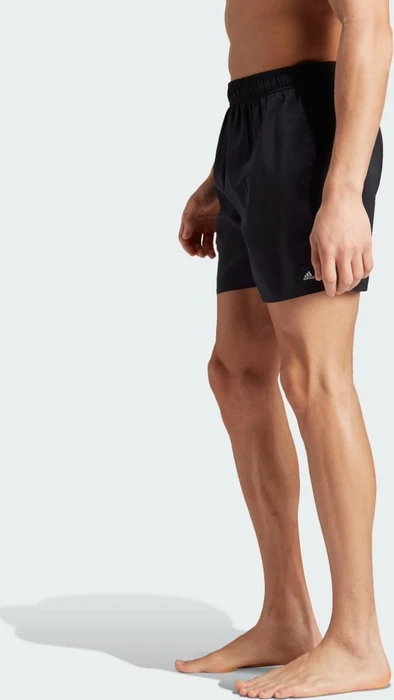 adidas Solid CLX Short-Length Badeshorts black/lucid lemon (Herren)