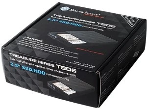 SilverStone TS06 ODD auf HDD/SSD Einschubadapter schwarz
