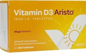 Vitamin D3 Aristo 1000 I.E. Tabletten, 200 Stück