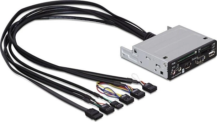 DeLOCK Multi-Slot-Cardreader, USB 2.0 9-Pin Stecksockel [Stecker]