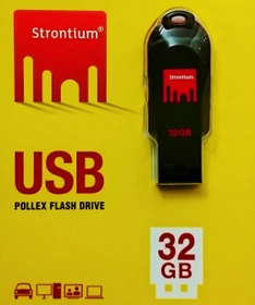 Strontium Pollex Black/Red 32GB, USB-A, USB 2.0