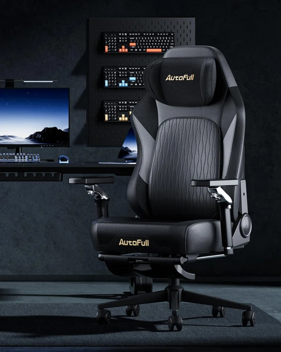 AutoFull M6 Pro 2.0 Gamingstuhl, schwarz