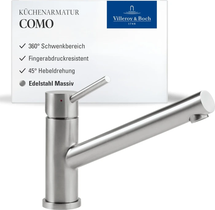 Villeroy & Boch Como X HD edelstahl massiv