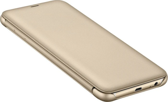 Samsung Flip Wallet für Galaxy A6+ (2018) gold