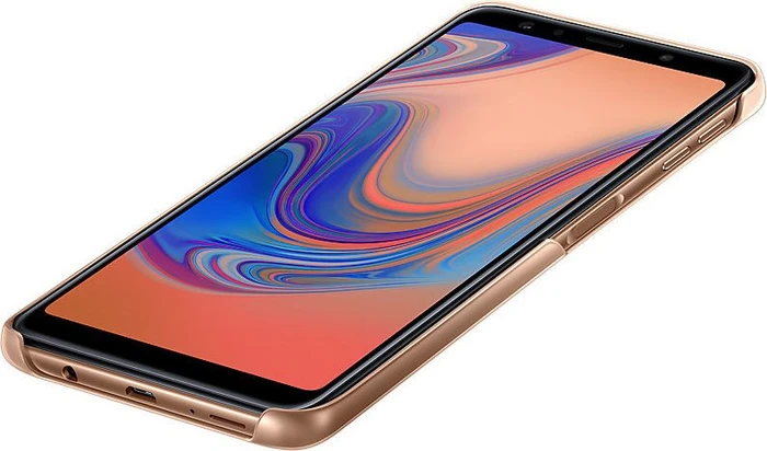 Samsung Gradation Cover für Galaxy A7 (2018) gold