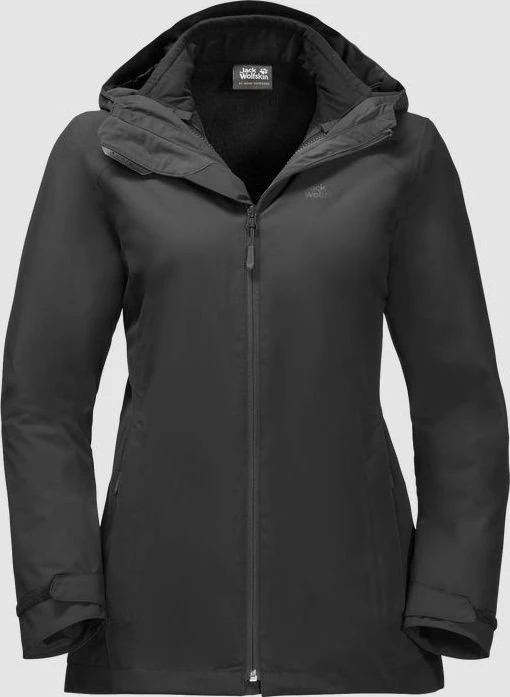 Jack Wolfskin Norrland 3in1 Funktionsjacke schwarz (Damen)