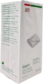 Lohmann & Rauscher Gazin Mullkompresse unsteril 12-fach, 5 x 5cm, 100 Stück