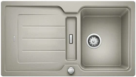 Blanco Classic Neo 5 S Einbau Becken reversibel mit Ablauffernbedienung perlgrau