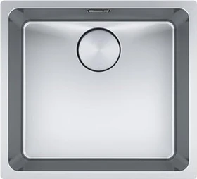 Franke Mythos MYX 110-45 Unterbau Becken mittig mit Ablauffernbedienung edelstahl