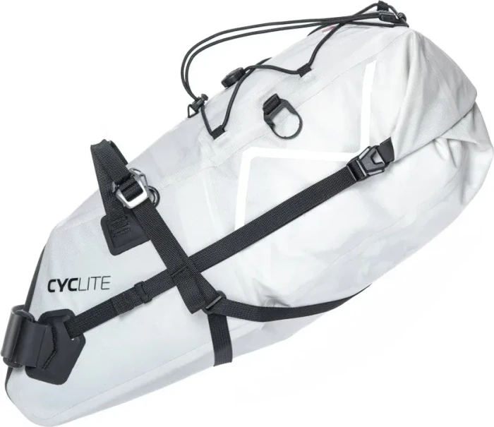 Cyclite Saddle Bag Small 01 Satteltasche light grey