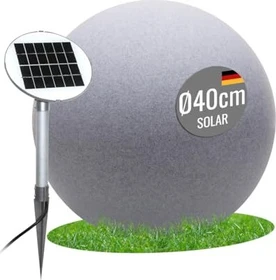 8 seasons design Shining Globe Solar 40cm grau