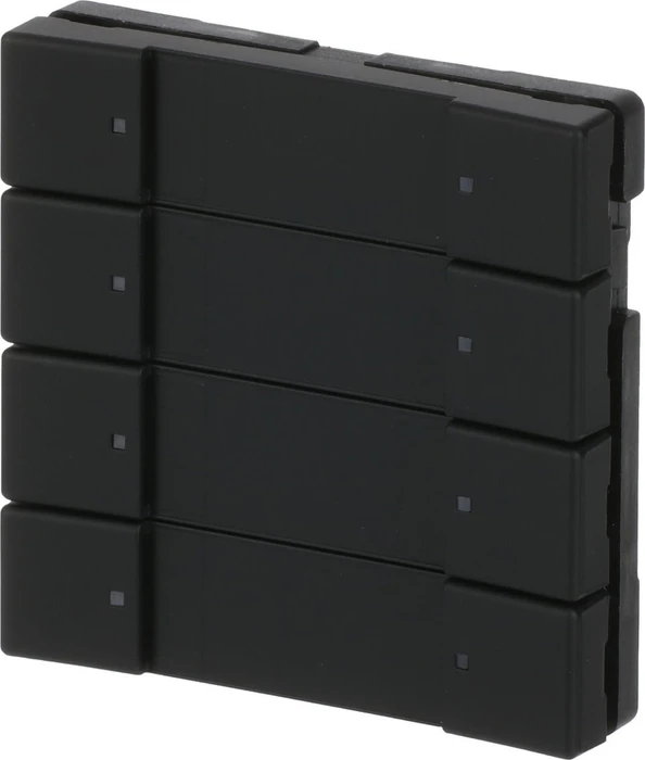 Busch-Jaeger Bedienelement 4/8-fach, Plattform 63, schwarz matt