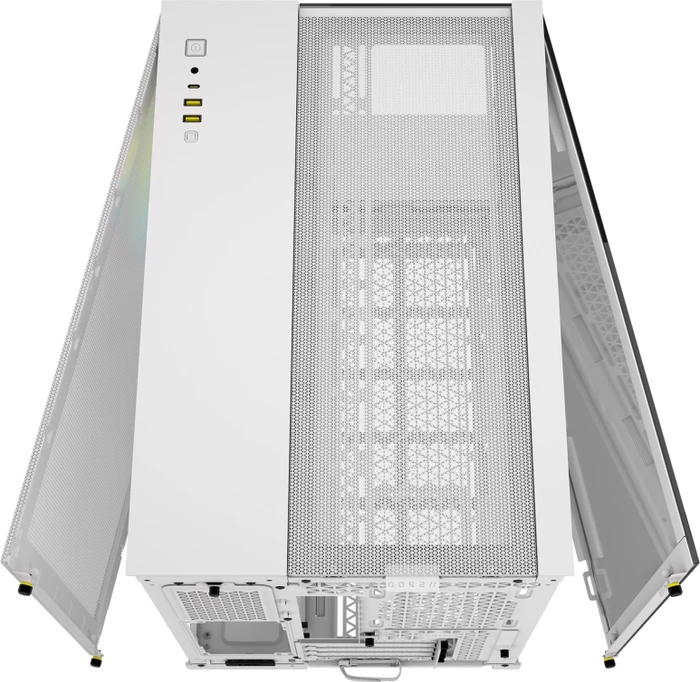 Corsair 2500X RGB, weiß, Glasfenster