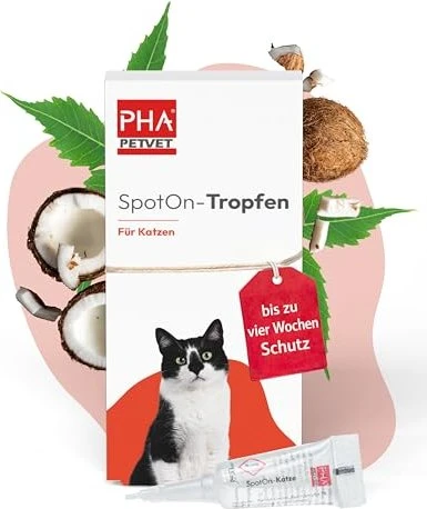 PHA PetVet Spot-on Tropfen für Katzen, 3ml (2x 1.5ml)