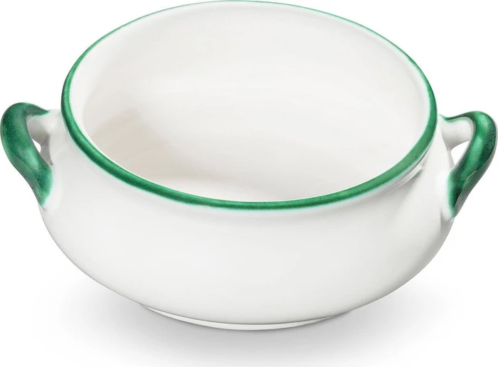 Gmundner Keramik Grüner Rand Suppenschale 370ml