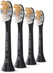 Philips HX9094/88 Sonicare A3 Premium All-in-One Ersatzbürste schwarz,     4 Stück
