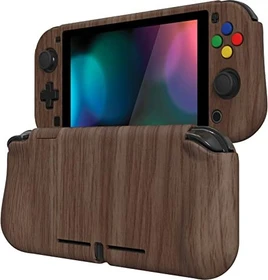 PlayVital Zeal Protect Hartschalen-Schutzhülle Cover wood grain (Switch)