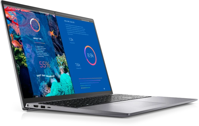 Dell Vostro 16 5635, Titan Grey, Ryzen 5 7530U, 16GB RAM, 512GB SSD, DE