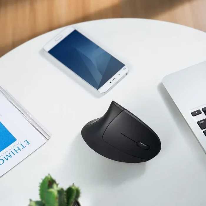 Anker A7852 Wireless Vertical Ergonomic Mouse, schwarz, USB