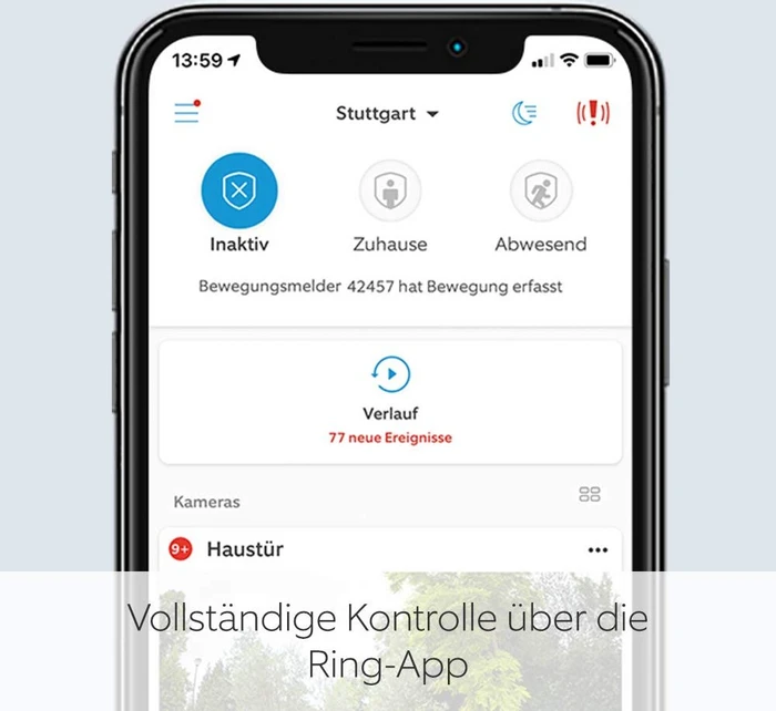 Ring Wired Video Doorbell schwarz, Video-Türklingel