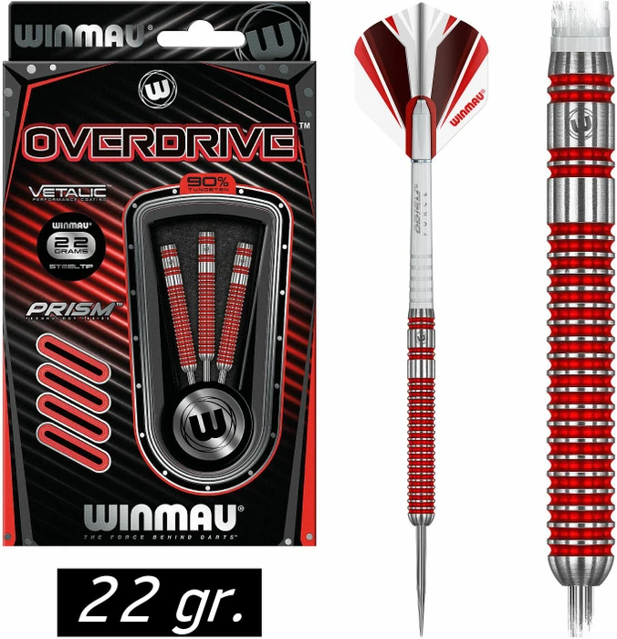 Winmau Overdrive Steel Dart Dartpfeil 22g