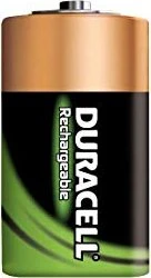 Duracell Rechargeable Baby C 3000mAh, 2er-Pack