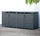 Westmann Kubus Mülltonnenbox 4x 240l anthrazit (WMJGBC212-A-4)
